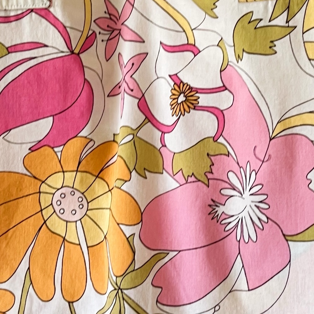 Liberty of London for Target Happy Colorful Retro Floral Zip Tote Bag Rare - Picture 16 of 16